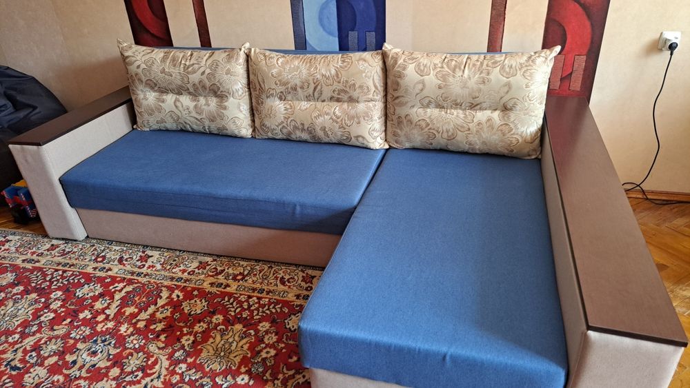 Кутовий диван Єврокнижка, трансформер