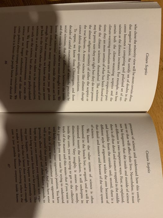 Livro “Are We All Scientific Experts Now?”