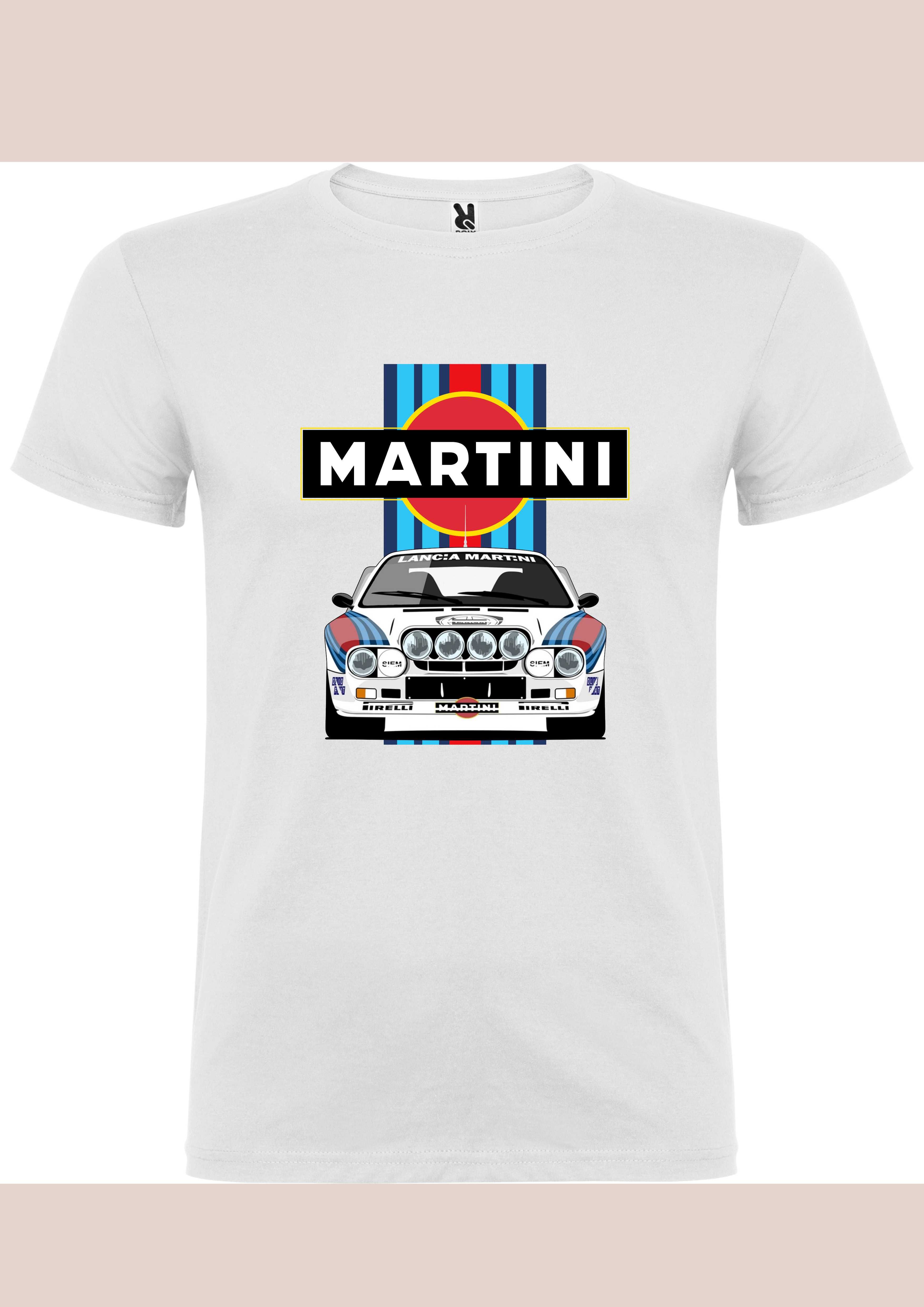 T-shirt Lancia 037 Martini logo group B Rally car