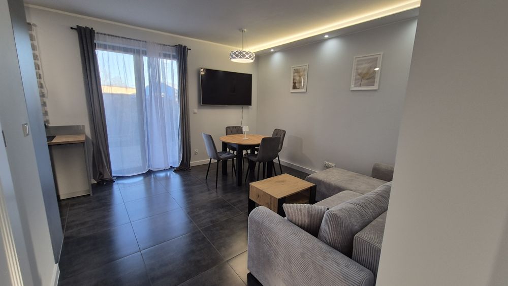 Nowe mieszkanie umeblowane osobne wejście ogródek parking