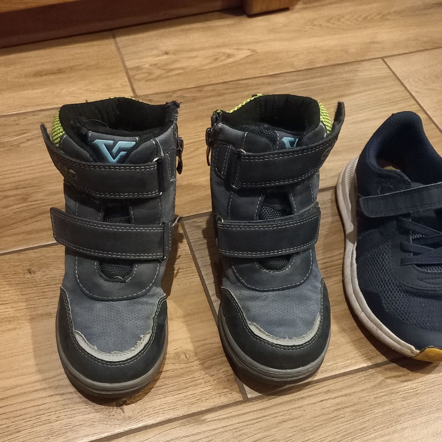 Kozaki trapery buty + adidasy 30 i 31 zestaw