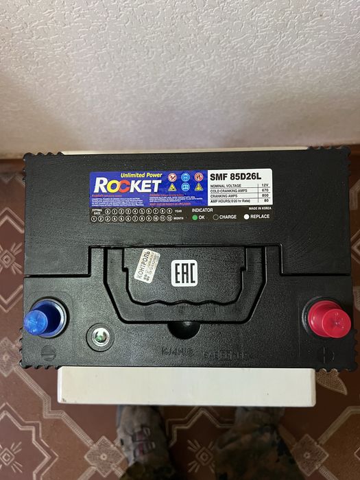 Новый акумулятор ROCKET 80 ач