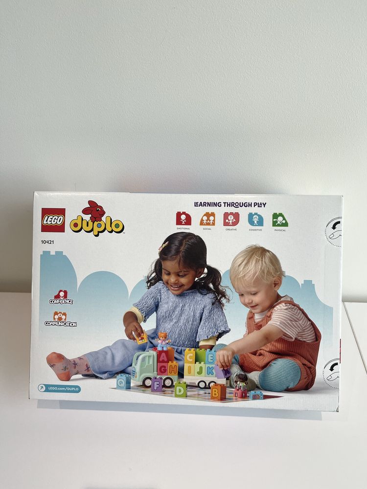 Lego duplo 10421 ciężarówka z alfabetem Nowe