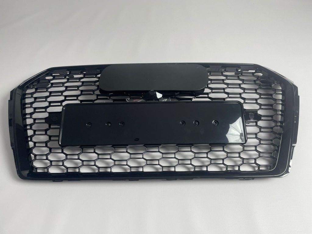 A4 B9 Atrapa Grill Wzór RS Przednia Chłodnica 2015/2019 Czarny Połysk