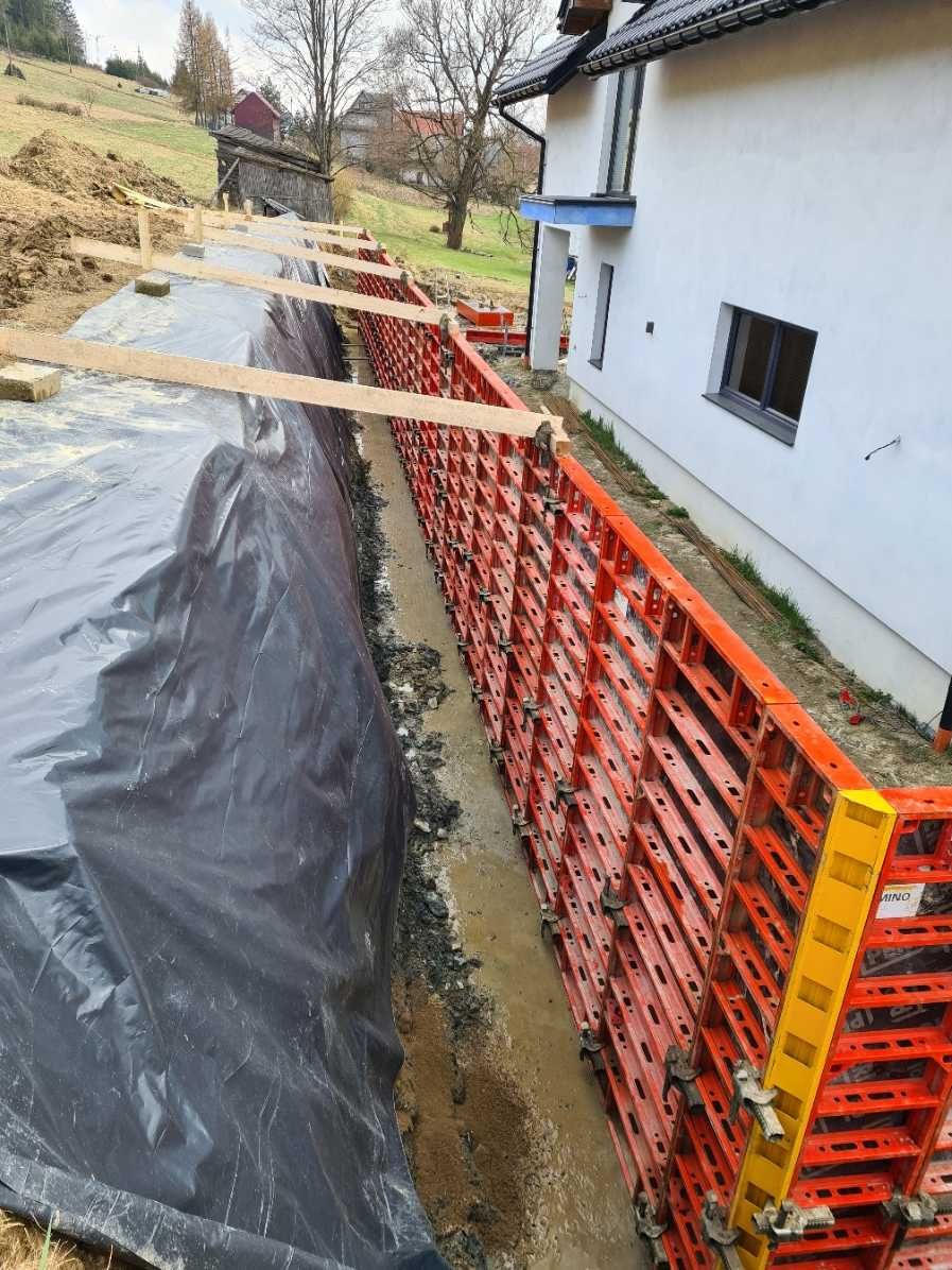 usługi budowlane, szalowanie, zbrojenie, budowa domów, szalunki sys.