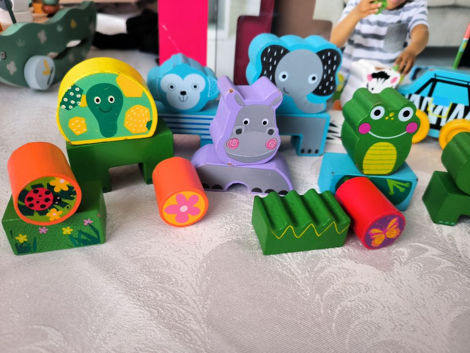Drewniane klocki Safari blocks