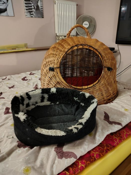 Wiklinowy transporter dla kota