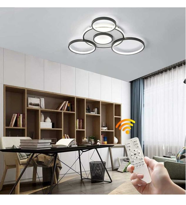 Oświetlenie Sufitowe LED | Nowoczesna 5-Pierścieniowa