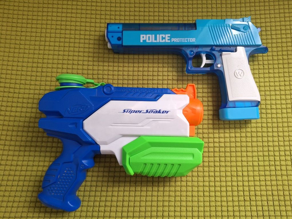Pistolety Nerf na strzałki na wodę