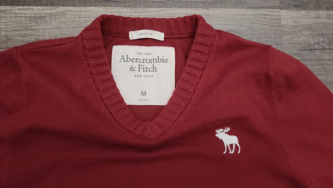 świetny sweter ABERCROMBIE & FITCH z kaszmirem