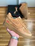 "Buty damskie Trampki" NikeAir_Forece|Supreme BrązowyRoz.41