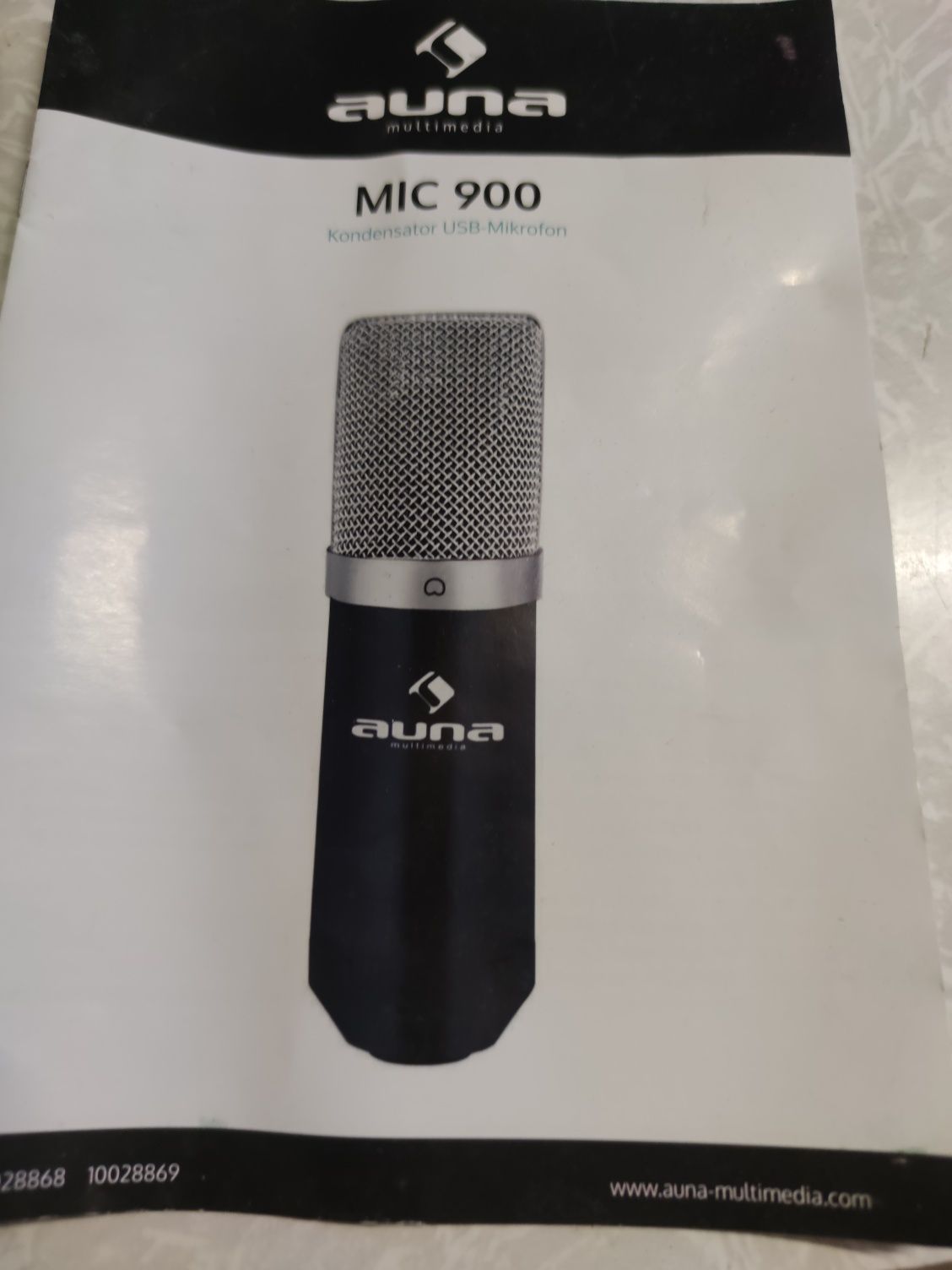 Конденсаторный микрофон Auna MIC-900Blue A 10028868