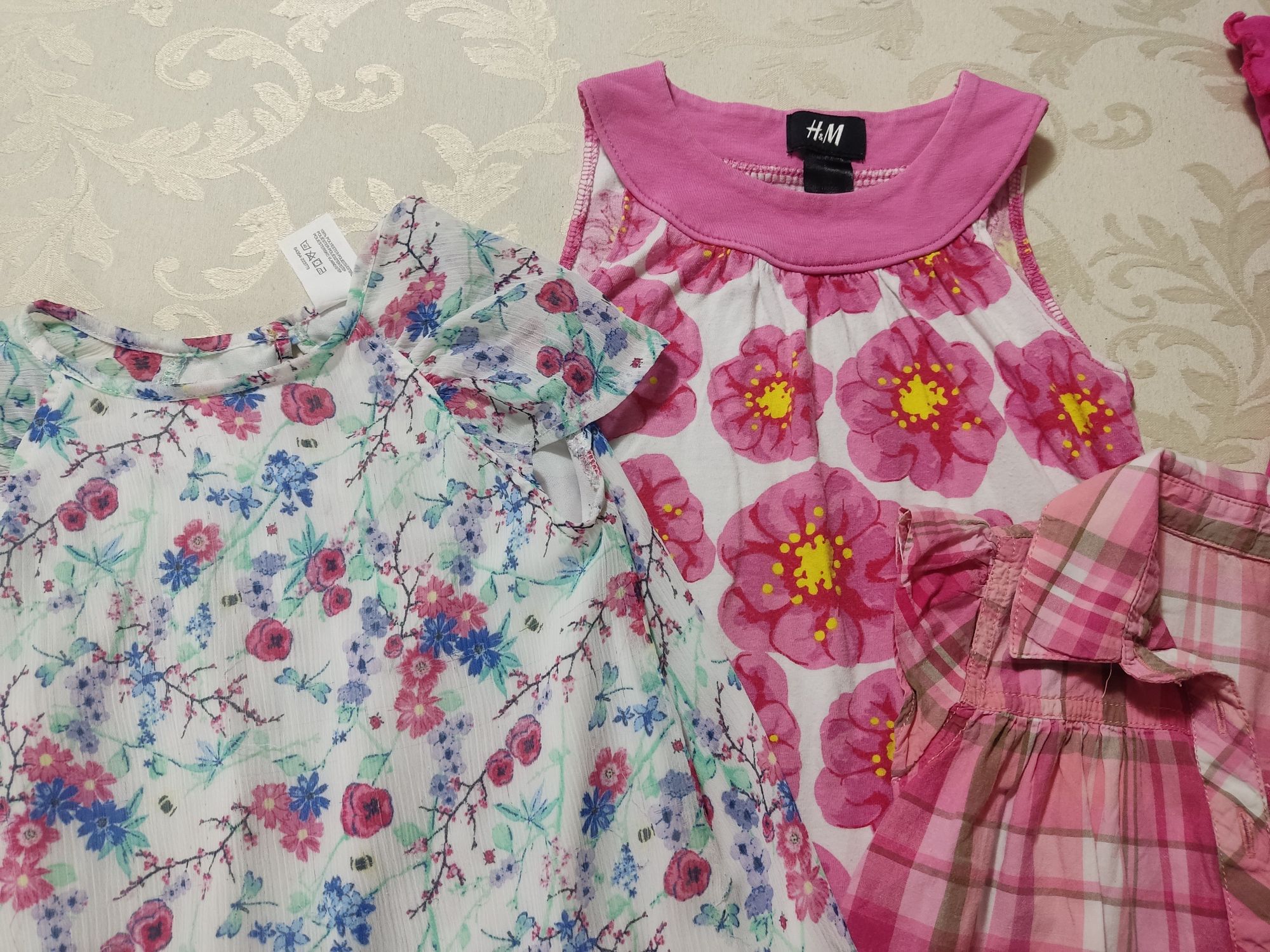 Zestaw, 4, sukienka, sukieneczka, 110