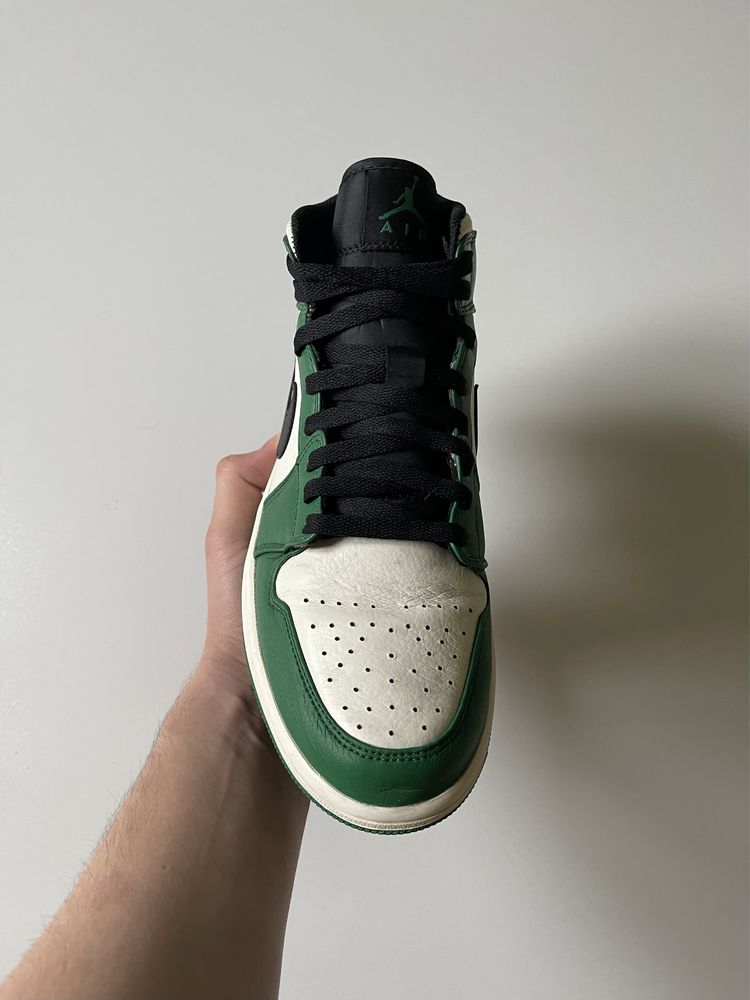 Оригінальні кросівки NIke Jordan 1 Mid green кроссовки мужские