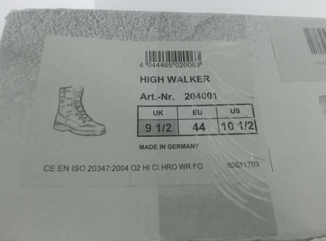 Botas Novas Haix