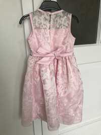 Sukienka wizytowa tk maxx rozowa idealna na komunie 110