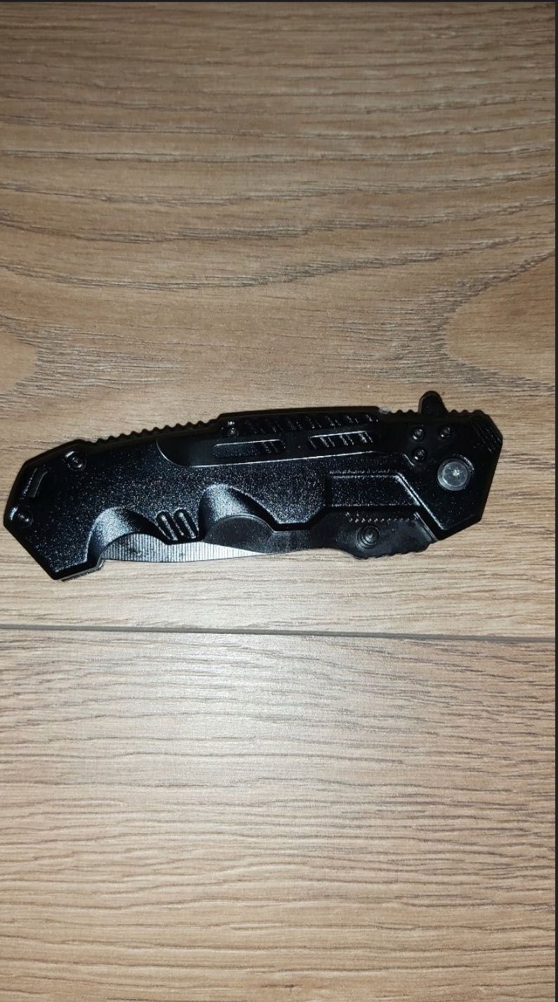 NÓŻ SKŁADANY TAKTYCZNY Survival Myśliwski Finka Camping Scyzoryk NOWY