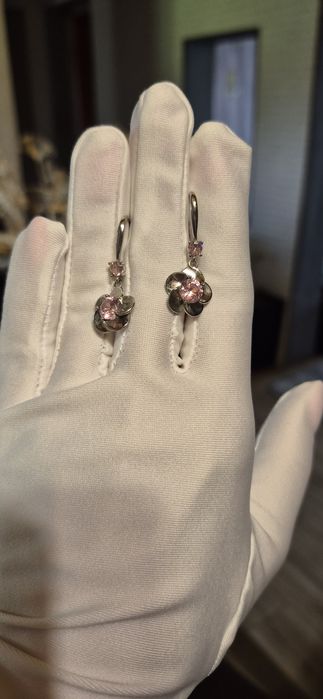Сережки із срібла