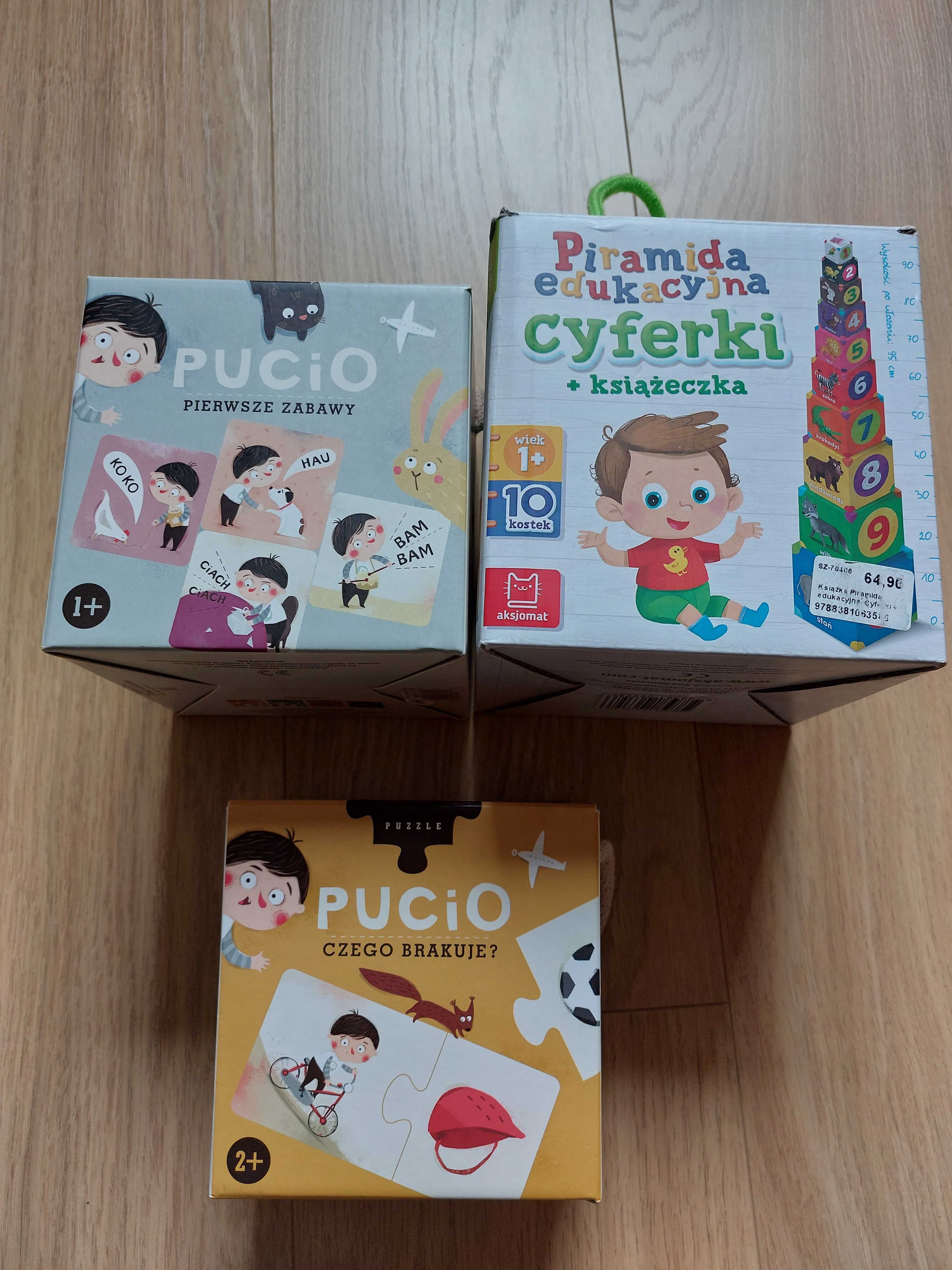 gry dla dzieci Pucio i Piramida Edukacyjna