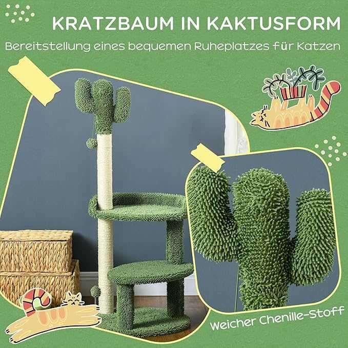 Drapak dla kota z 2 poziomami