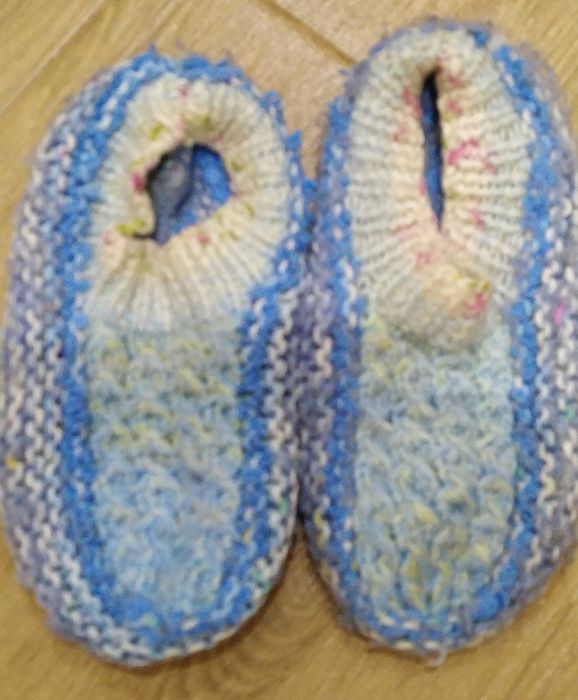 В'язані тапочки ручної роботи 36-41рр.