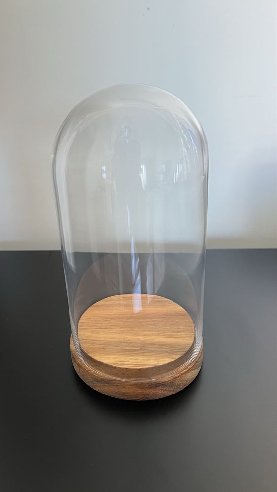 COMPRO Campanula vidro base madeira Ikea Harliga