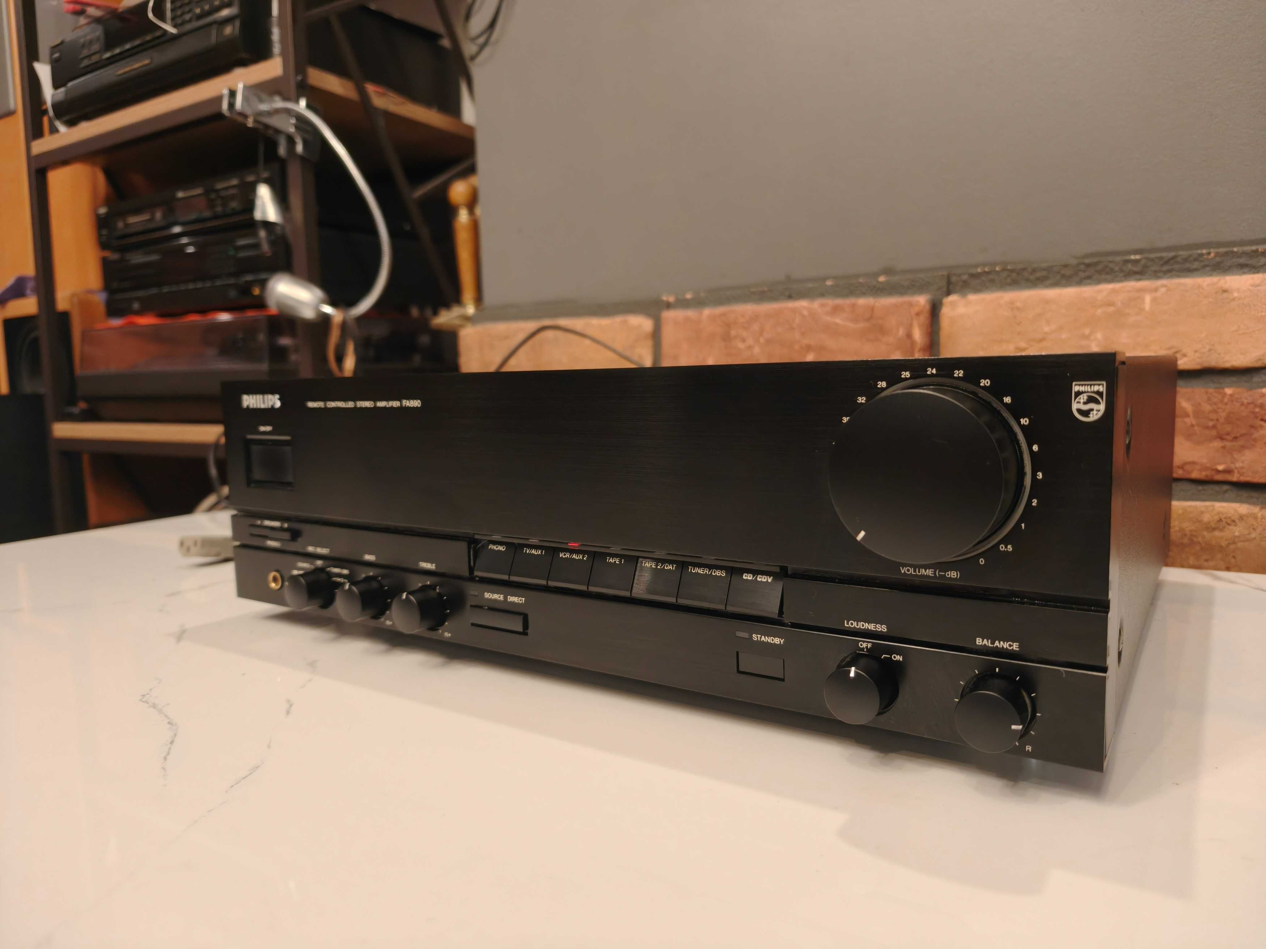 PHILIPS FA-890 ! Znakomity wzmacniacz STEREO !