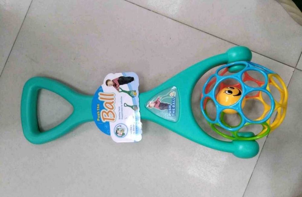 Piłka pchacz dla dzieci 2 w 1