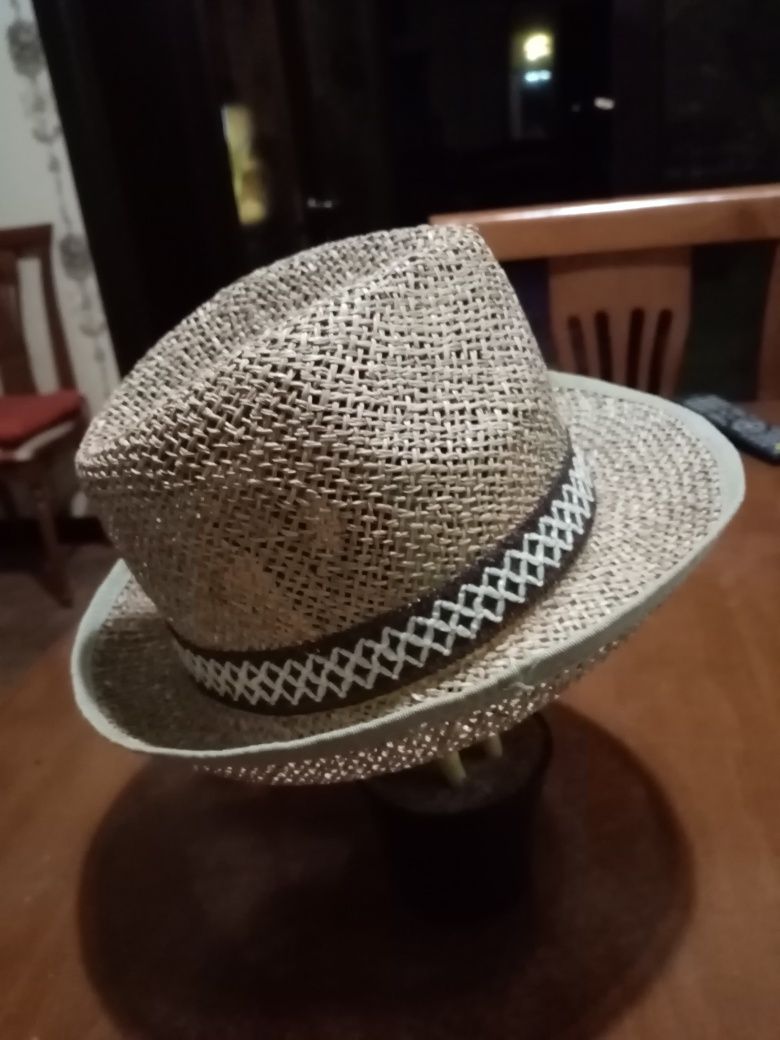Шляпа мужская из морской травы, капелюх чоловічий