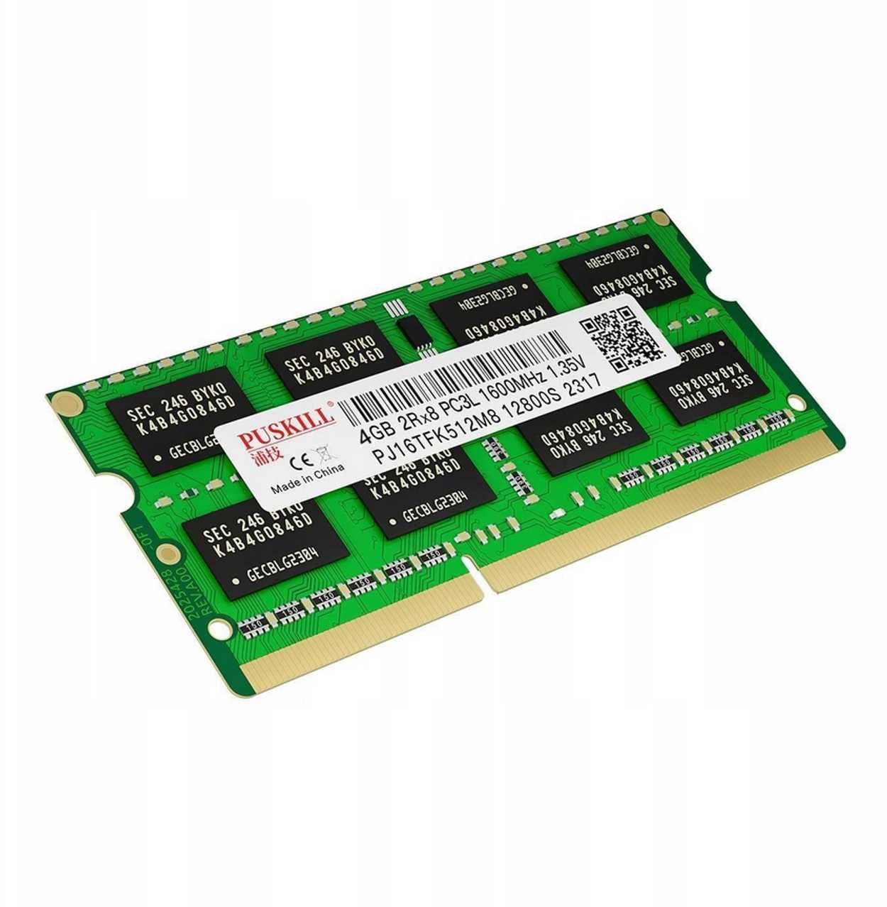 Pamięć DDR3L 4GB Puskill 12800S 1600MHz 1.35V