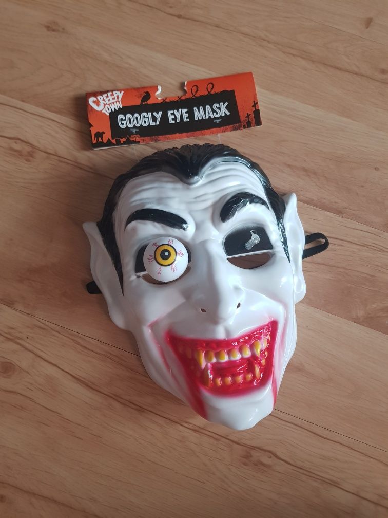 Nowa maska na twarz Dracula Halloween
