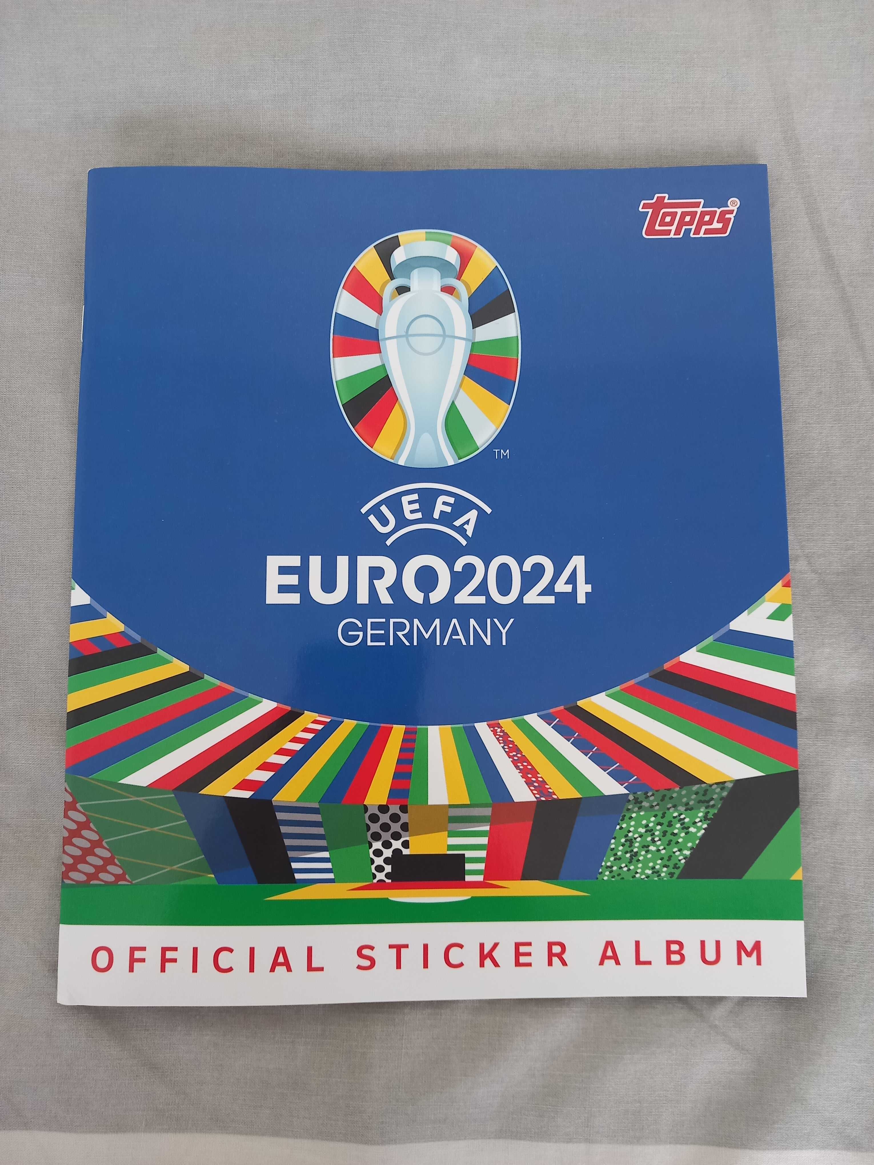 Pusty Album Topps EURO 2024 Niemcy + 6 naklejek