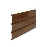 BORYSZEW orzech - Podsufitka PEŁNA T4 (trzydeskowa) PVC / 30,5cmx3,39m