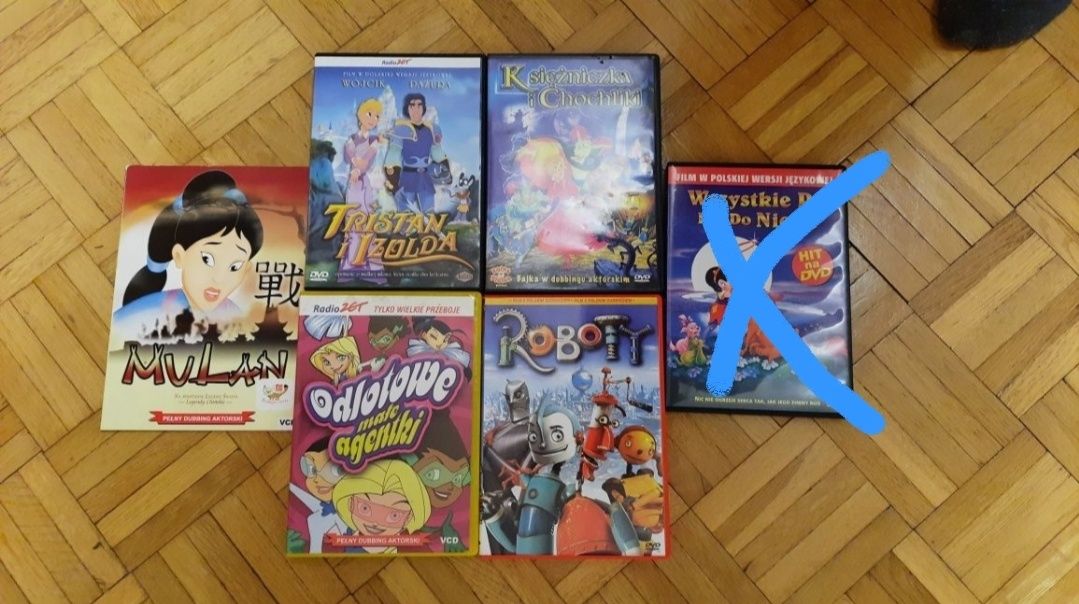 Filmy animowane DVD - 5 filmów