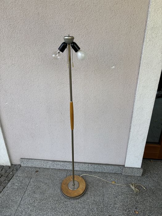 Lampa Podłogowa GDR Mid-Century Modern Lata 60te XXw Vintage Design.