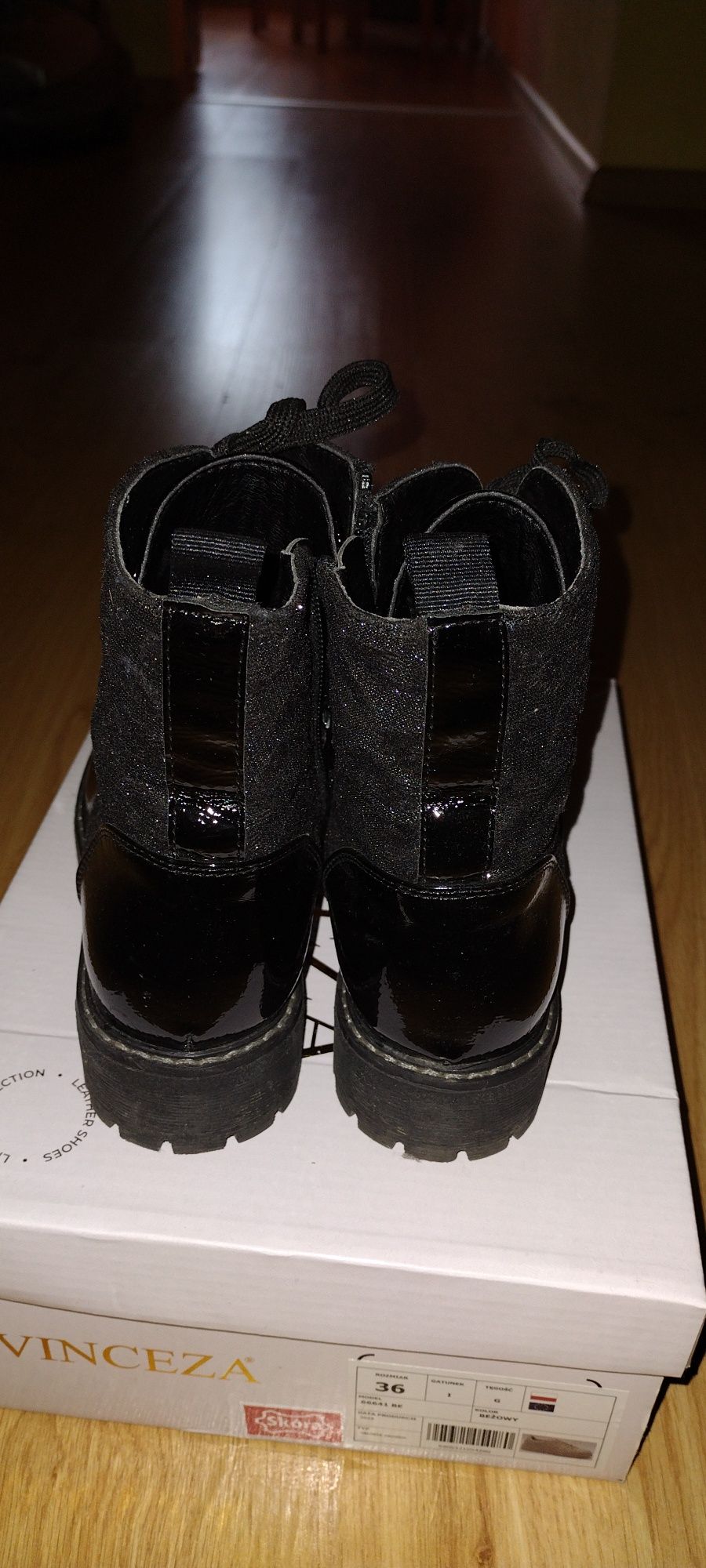 Buty dziewczęce zimowe Nelli blu rozm.34