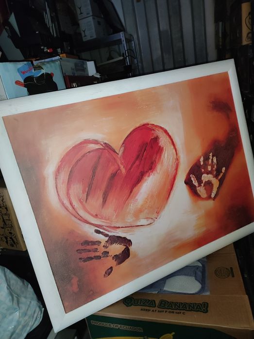 Piękny duży  młodzieżowy obraz