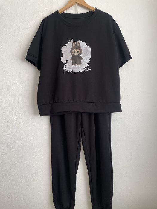 Dres komplet damski masełko labubu oversize kolory