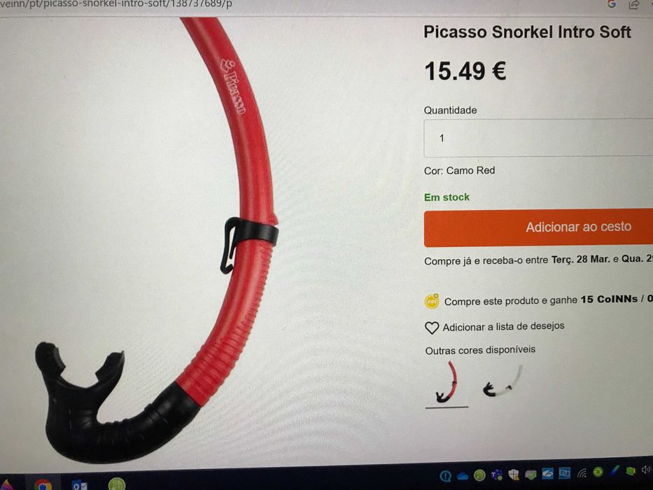 TUBOS e MASCARAS SNORKEL MERGULHO CAÇA SUB