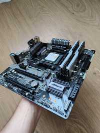 Материнська плата ASRock b450m pro4