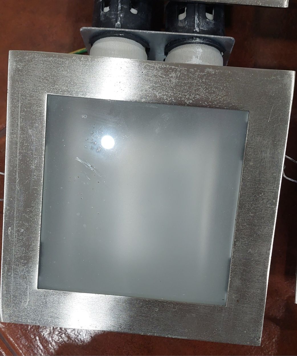 Focos de iluminação inox