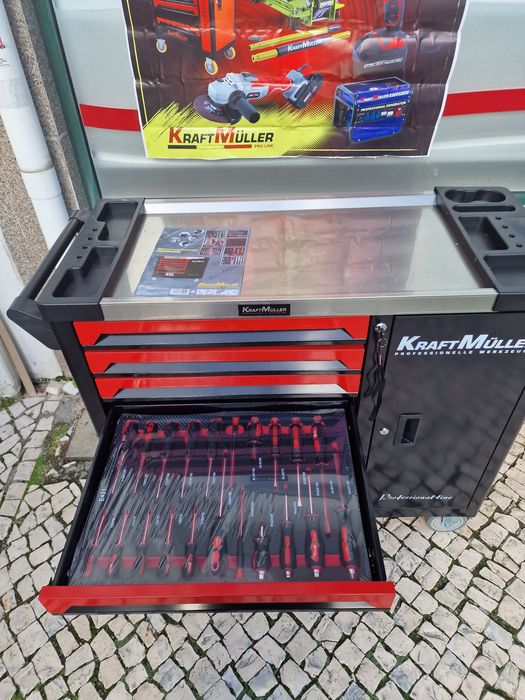 Carinho De ferramenta de 7 gavetas completas novo
