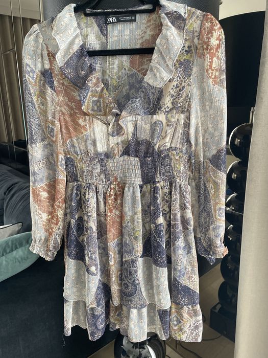 Sukienka zwiewna ZARA ROZMIAR S/36