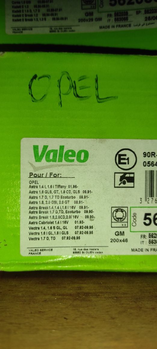 Pastilhas e calços Valeo NOVOS originais