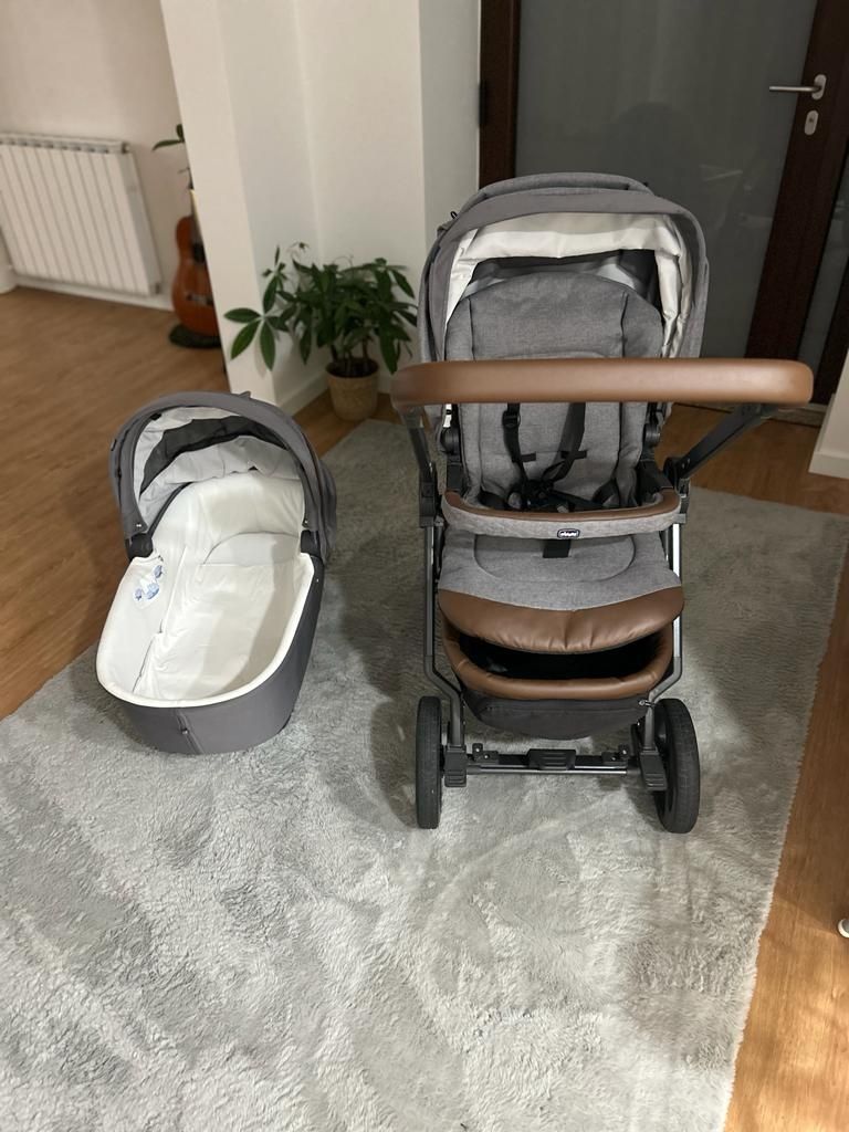 carrinho trio bebé chicco style go up com isofix