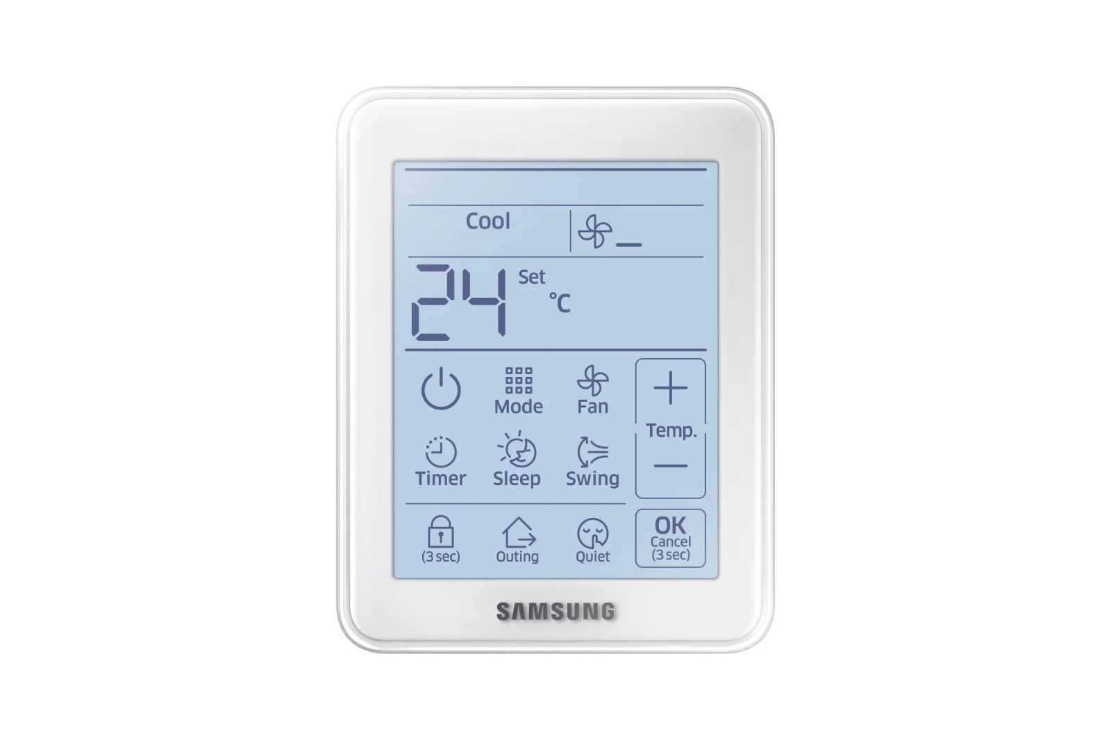 MWR-SH10N Comando controlador touch para Ar Condicionado Samsung