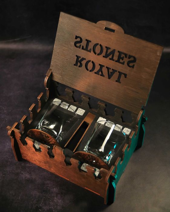 Камені для віскі (Фортеця) 2 бокали Pasabahce 310 мл/Камни для виски