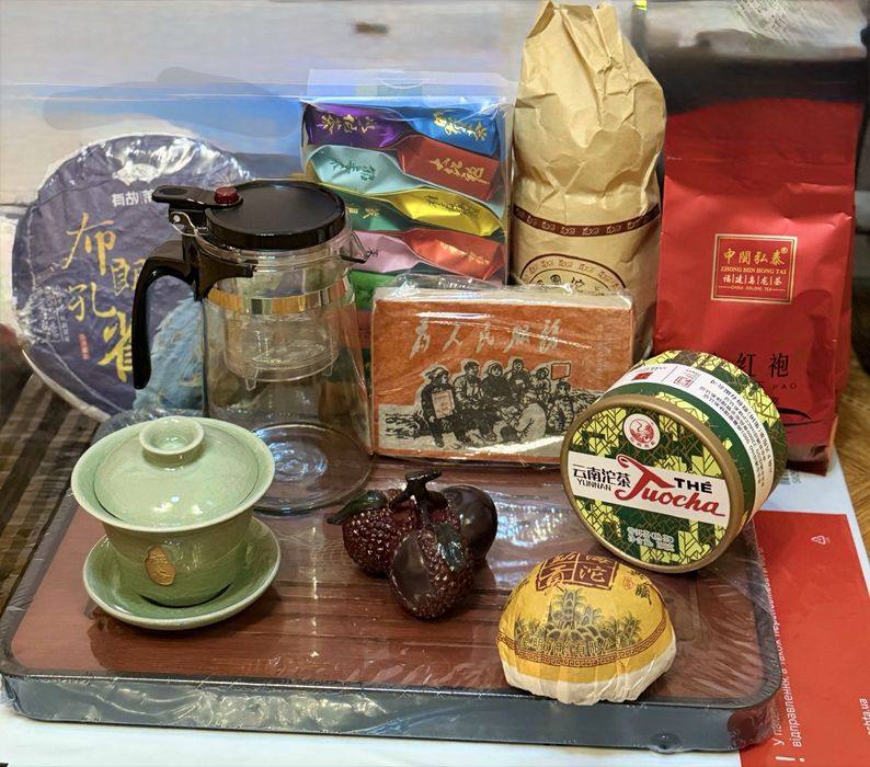 Китайский чай, остатки