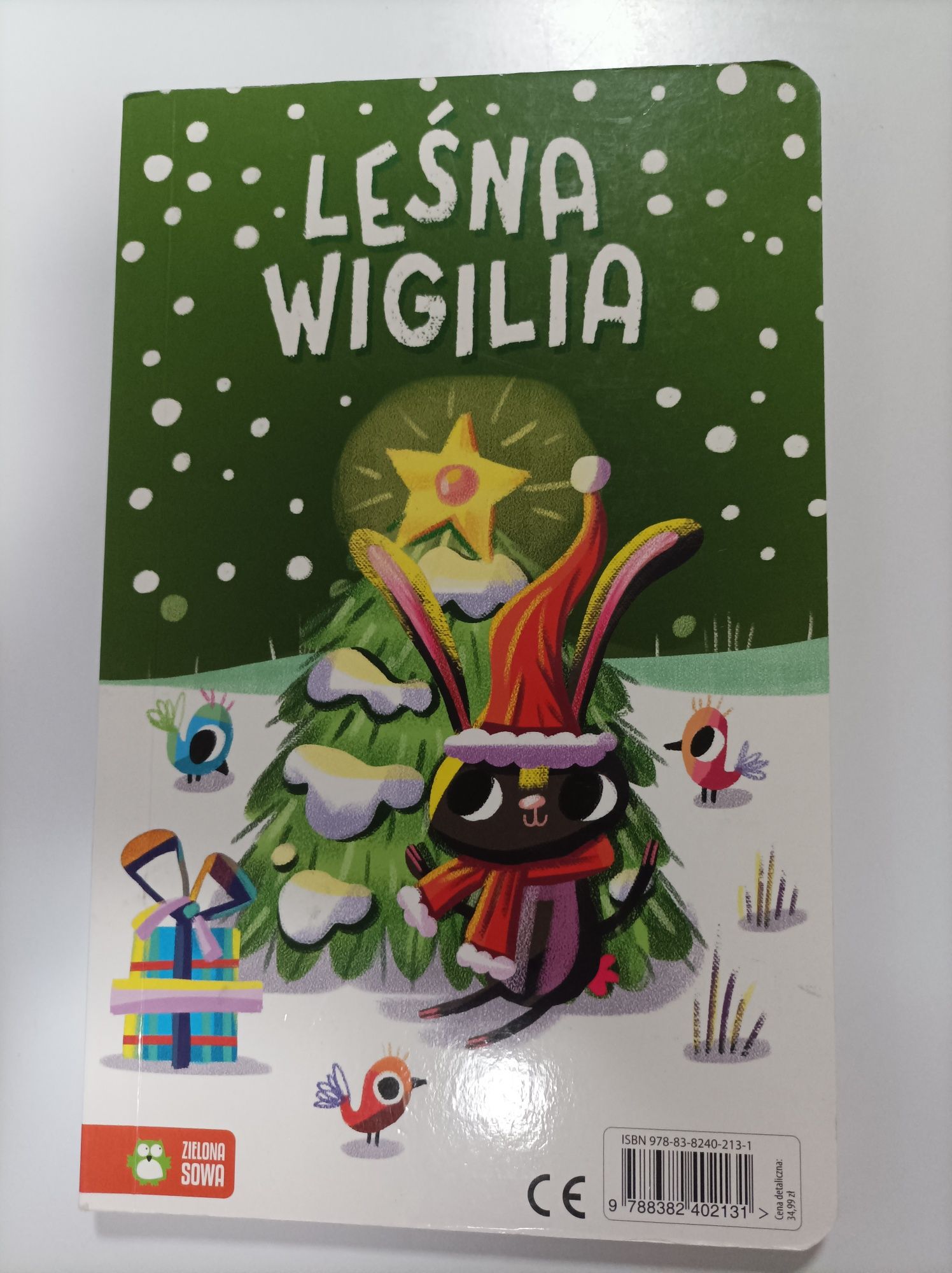 Książka kartonowa Leśna wigilia/zaginiona wstążka