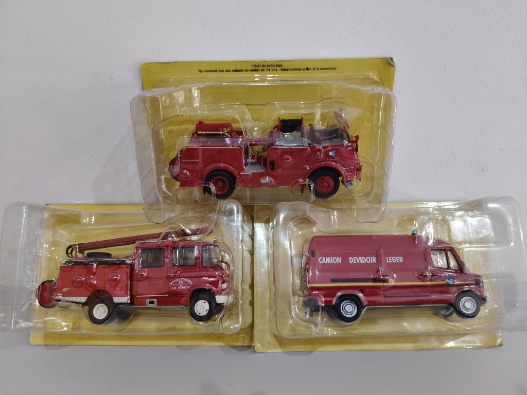 Miniaturas veículos Bombeiros, escala 1:43